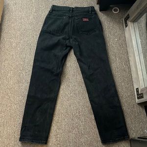 Black 20 regular jeans, straight leg